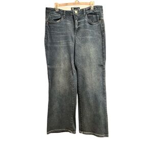 Democracy Dark Blue Straight Leg Jeans